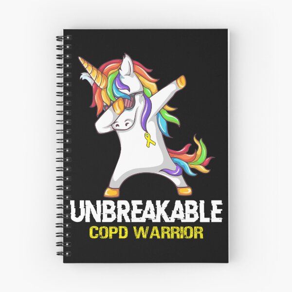 Item preview, COPD Awareness - Unicorn COPD Warrior Ribbon UNBREAKABLE designed and sold by Fernandezf.