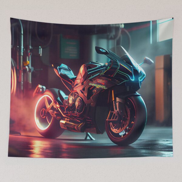 Item preview, Futuristic Cyberpunk Superbike designed and sold by beluxe.