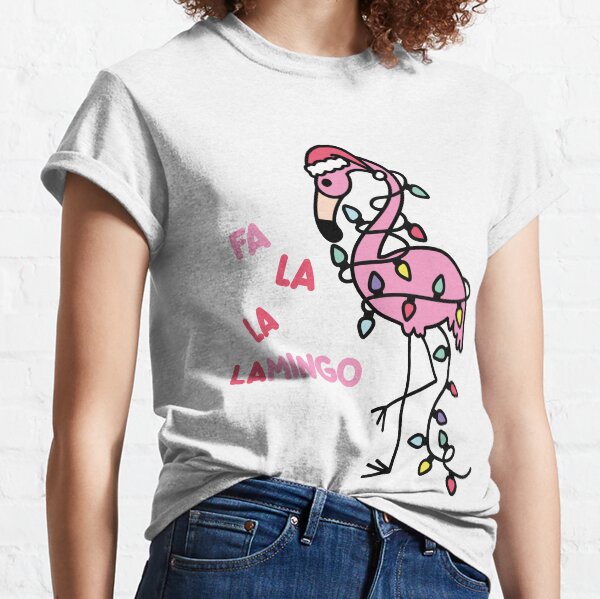 Christmas Flamingo Classic T-Shirt