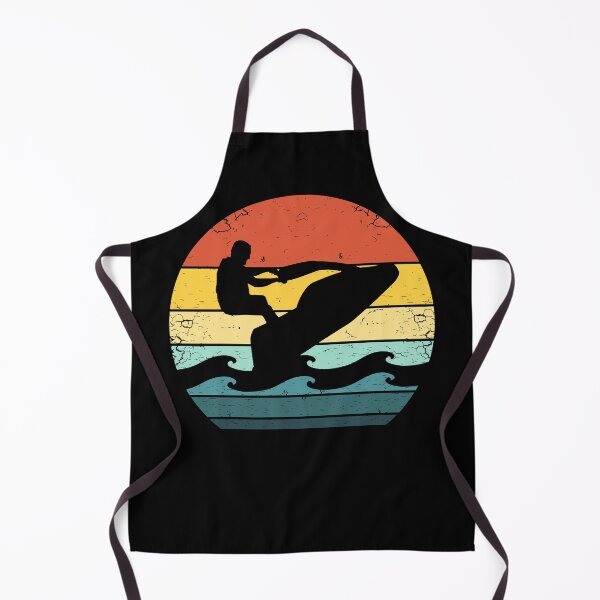 Item preview, 70s Water Scooter Silhouette in a Retro Sunset designed and sold by KleverOlivier.