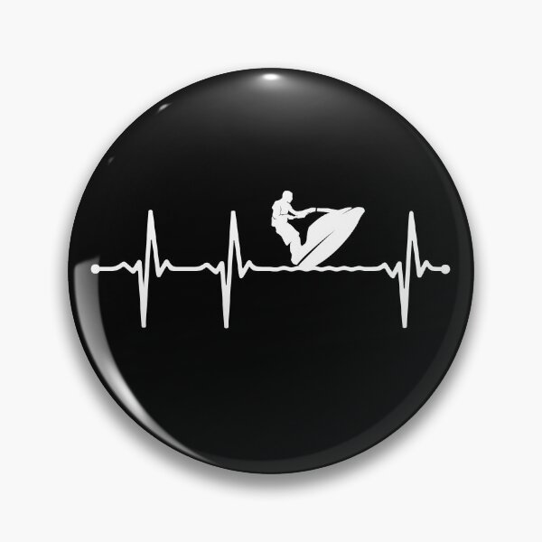 Item preview, Heartbeat Ecg Water skiing Pwc Sports Shape Wv designed and sold by KleverOlivier.