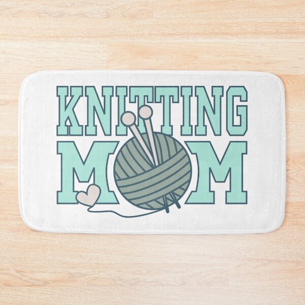 Artikelvorschau, Strickende Mama mit Liebe in Mint entworfen und verkauft von Ching Teoh.