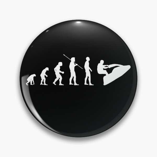 Item preview, Funny Evolution of Man Watercraft Pwc Shape Wv designed and sold by KleverOlivier.