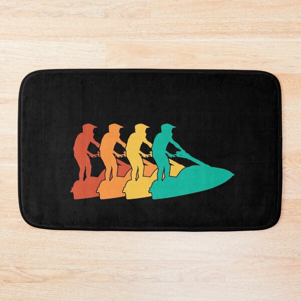 Item preview, Retro Color Watercraft PWC Repeating Shapes designed and sold by KleverOlivier.