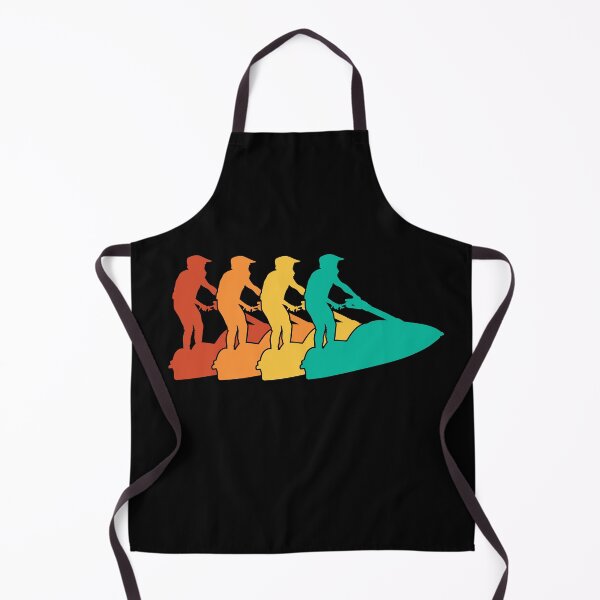 Item preview, Retro Color Watercraft PWC Repeating Shapes designed and sold by KleverOlivier.