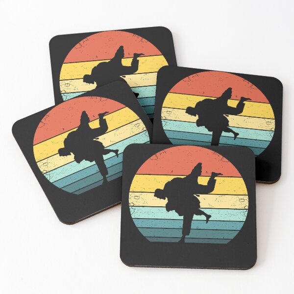 Item preview, 70s Judo Retro Sunset Judokas Fighting designed and sold by KleverOlivier.