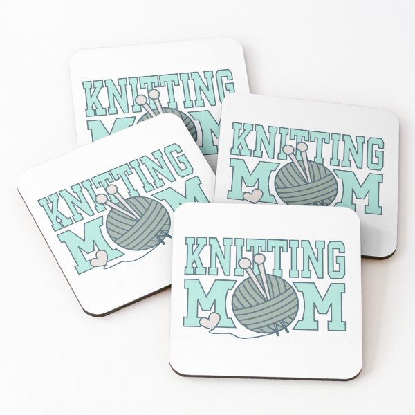 Item preview, Knitting Mom with Love in Mint  designed and sold by Ching Teoh.