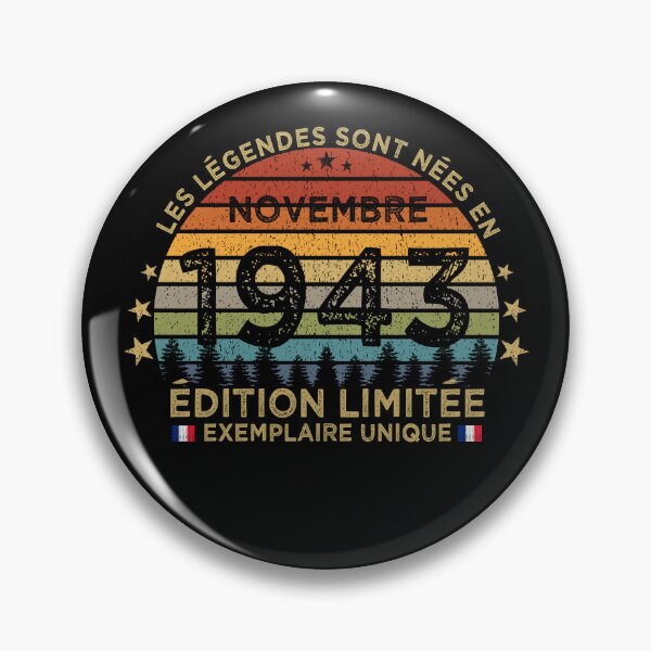 Item preview, Anniversaire 80 Ans Les Legendes Sont Nees en Novembre 1943 designed and sold by cssdru.