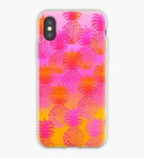Pukana Hawaiian Pineapple Sunset Blend - Pink & Orange iPhone Case