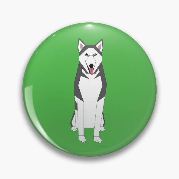 Item preview, Geometric Husky without background designed and sold by Caseymakesart.