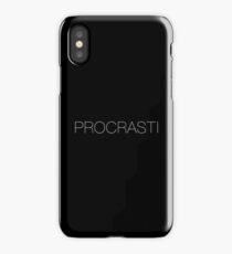 Procrastinate iPhone Case/Skin