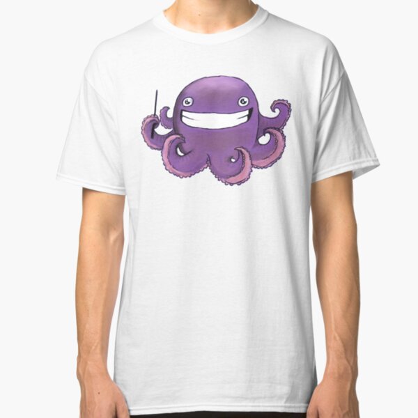 Purple Professor Squid Classic T-Shirt