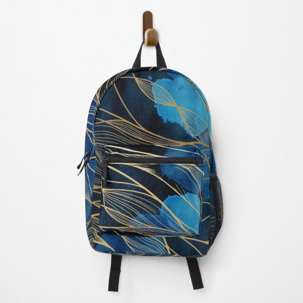 Item preview, Blue and Gold Abstract designed and sold by dealchica.