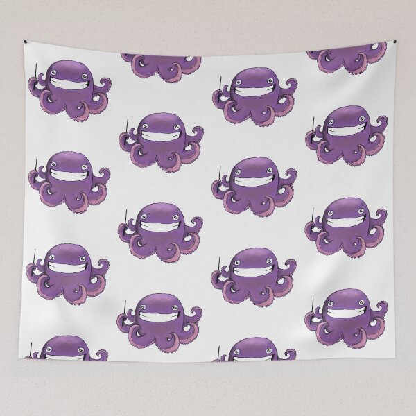 Aperçu de l'œuvre Purple Professor Squid créée et vendue par Robert Chapman.