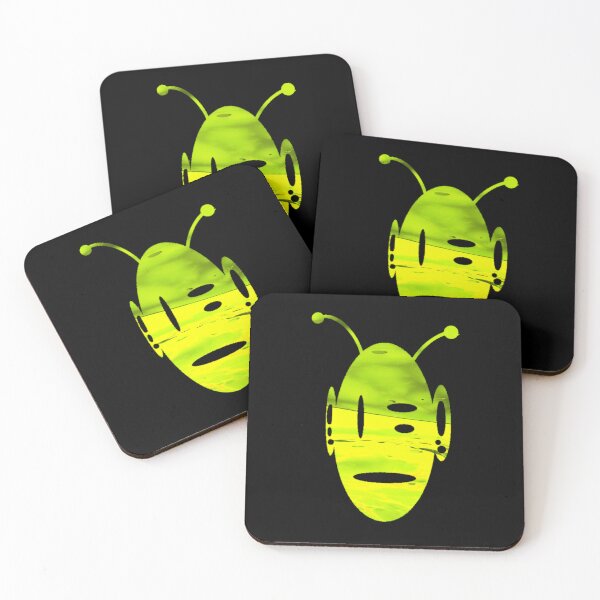 Item preview, Three eyed Alien silhouette  vintage cartoon Vector design original artwork by sage alien designed and sold by Design Repo.