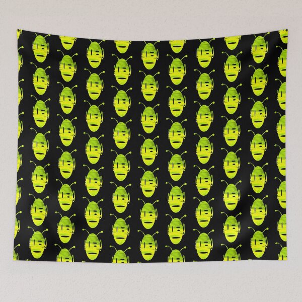 Item preview, Three eyed Alien silhouette  vintage cartoon Vector design original artwork by sage alien designed and sold by Design Repo.