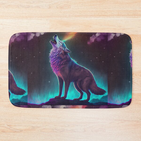 Item preview, lone wolf howls at the moon designed and sold by Dicoart.