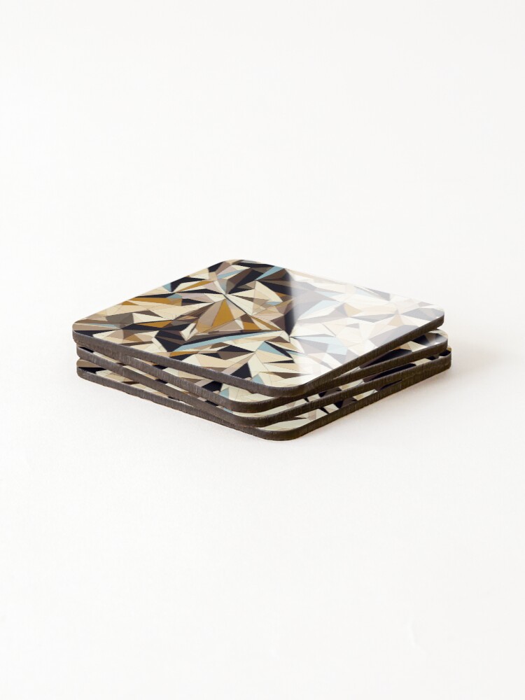Thumbnail 4 of 5, Coasters (Set of 4), Color Combination Pattern designed and sold by BuraxisDesigns.