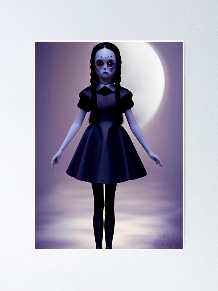 Wednesday Addams Digital Art Jenna Ortega Wednesday Addams -  Sweden