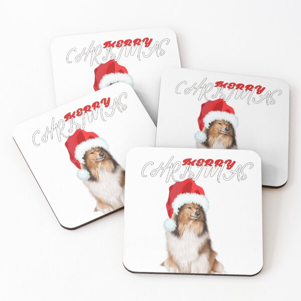 Item preview, Merry Christmas Shelties designed and sold by Discolour.