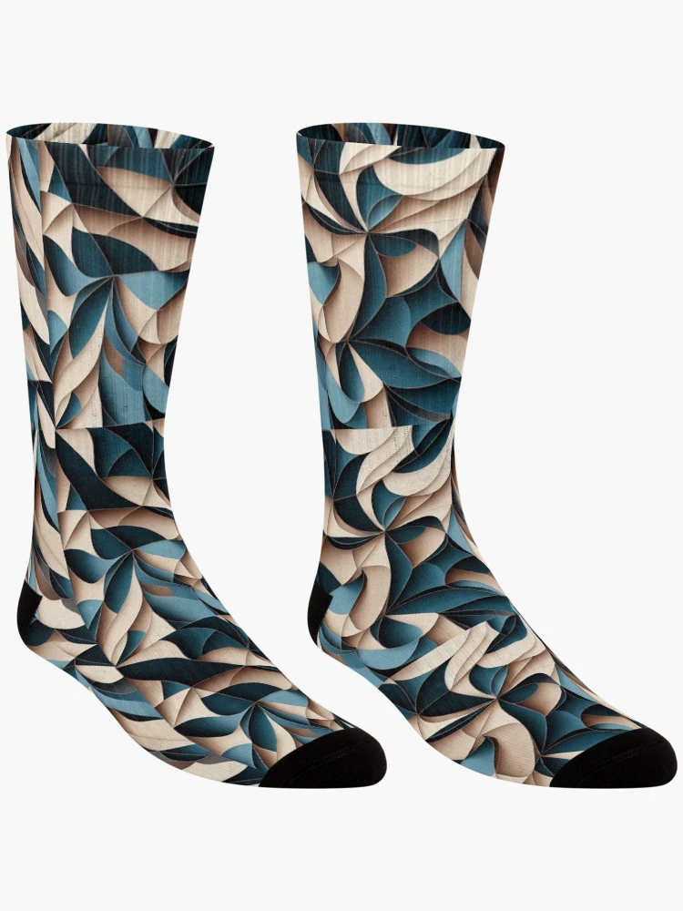 Thumbnail 3 of 5, Socks, Color Combination Pattern designed and sold by BuraxisDesigns.