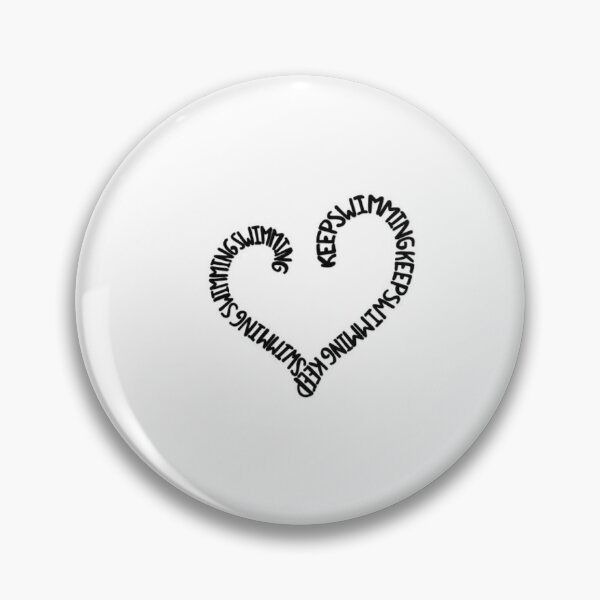 Item preview, Lily Bloom Just Keep Swimming Heart Tattoo designed and sold by Magironi.