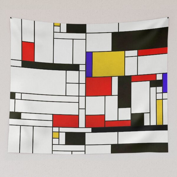 Item preview, Mondrian Style Abstract Art designed and sold by BluePlanet.