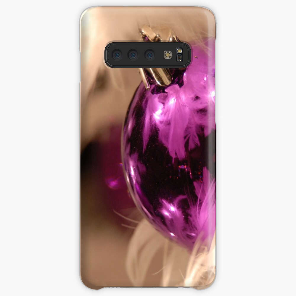 Purple & White Case & Skin for Samsung Galaxy