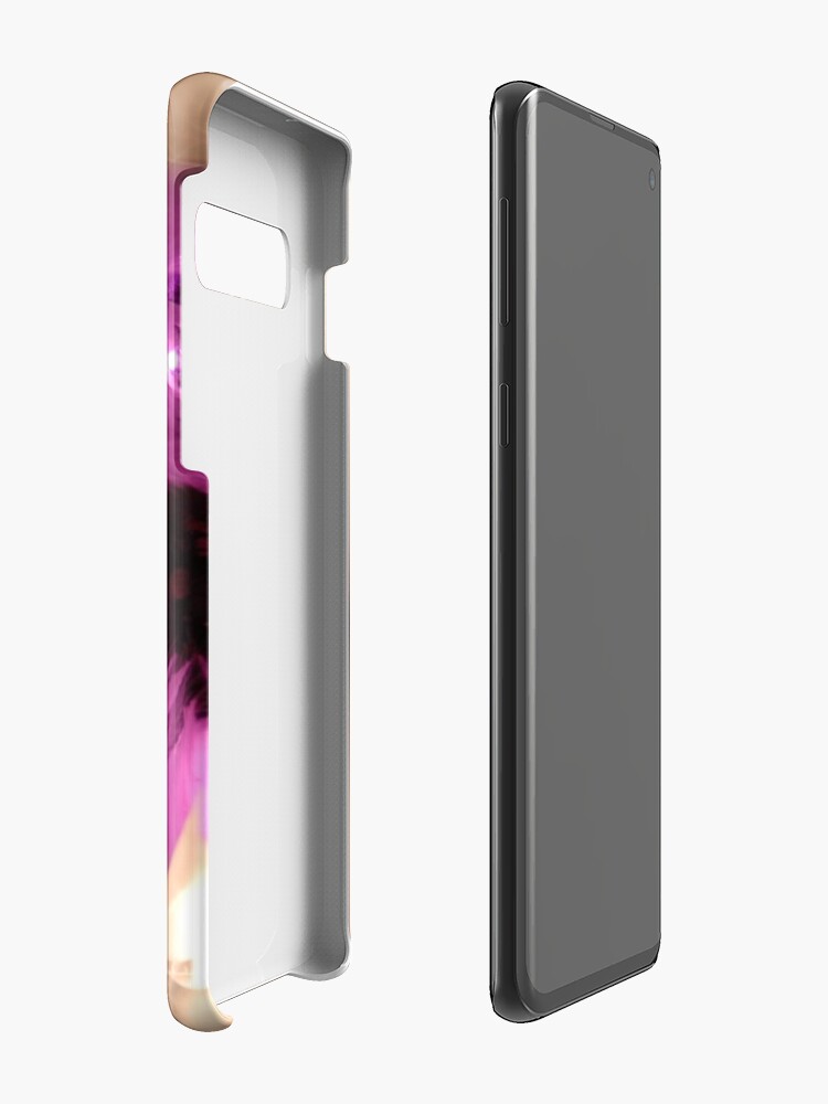 Alternate view of Purple & White Case & Skin for Samsung Galaxy