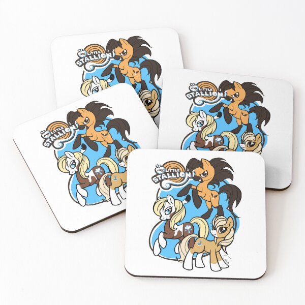 Item preview, My little stallion (white and green background) designed and sold by cabado.