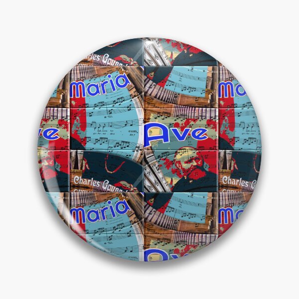 Item preview, ATTRACTIVE PORTRAIT OF CHARLES GOUNOD - MUSICIAN COMPOSER - ABSTRACT ORGAN ON MUSICAL SCORE - FAMOUS ARIA AVE MARIA - FUNNY MUSIC SCORE AVE MARIA PATCHWORK PATTERN - GREAT GIFT FOR ORGANIST designed and sold by Ralek.