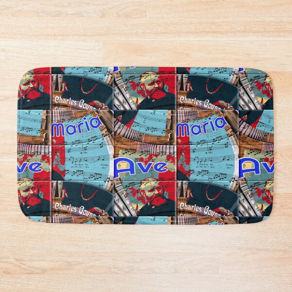 Item preview, ATTRACTIVE PORTRAIT OF CHARLES GOUNOD - MUSICIAN COMPOSER - ABSTRACT ORGAN ON MUSICAL SCORE - FAMOUS ARIA AVE MARIA - FUNNY MUSIC SCORE AVE MARIA PATCHWORK PATTERN - GREAT GIFT FOR ORGANIST designed and sold by Ralek.