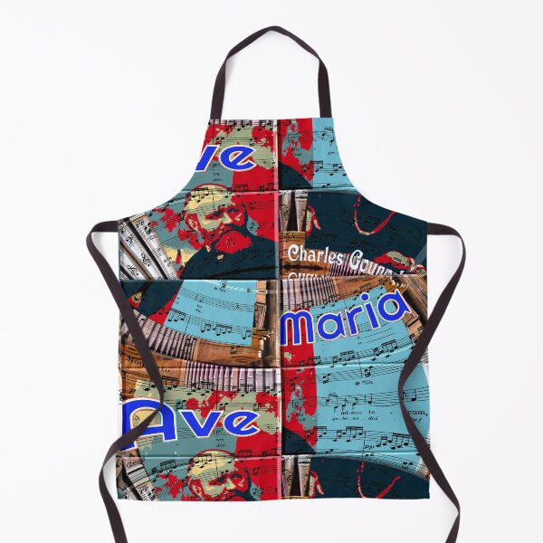 Item preview, ATTRACTIVE PORTRAIT OF CHARLES GOUNOD - MUSICIAN COMPOSER - ABSTRACT ORGAN ON MUSICAL SCORE - FAMOUS ARIA AVE MARIA - FUNNY MUSIC SCORE AVE MARIA PATCHWORK PATTERN - GREAT GIFT FOR ORGANIST designed and sold by Ralek.