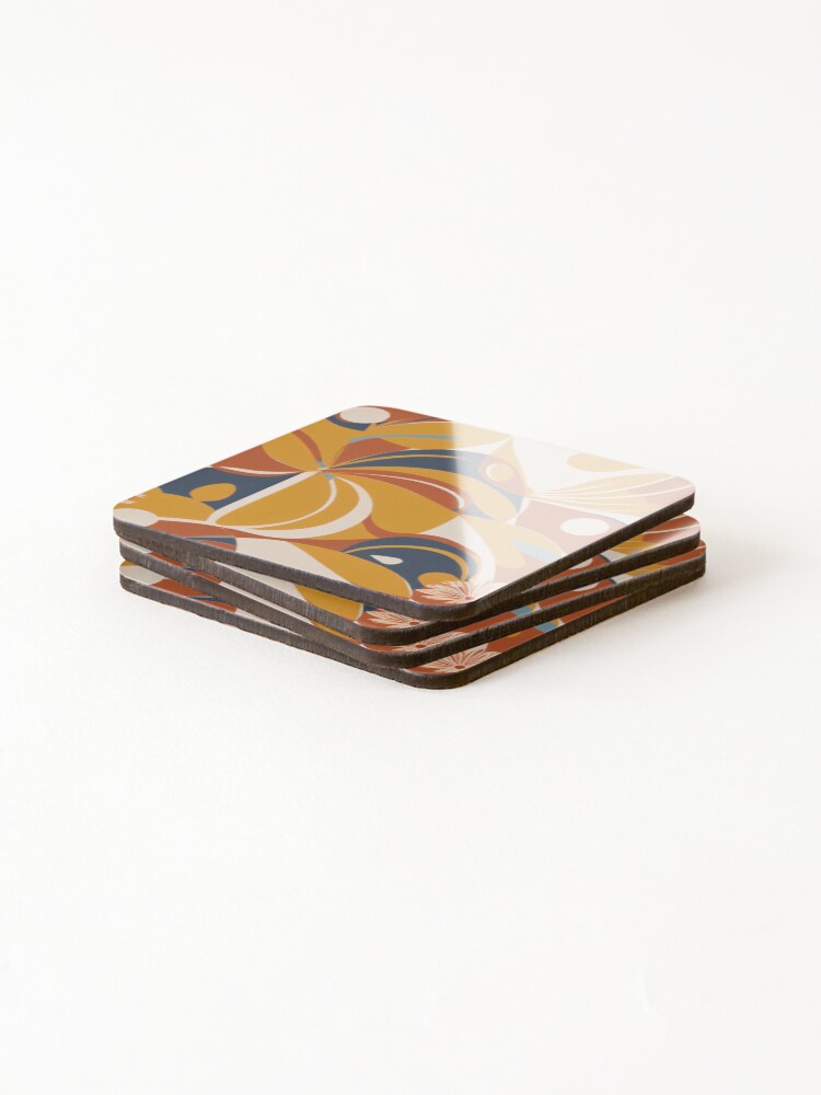 Thumbnail 4 of 5, Coasters (Set of 4), Color Combination Pattern designed and sold by BuraxisDesigns.