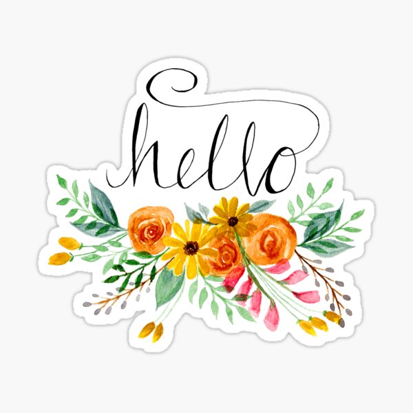 Hello Beautiful! Sticker