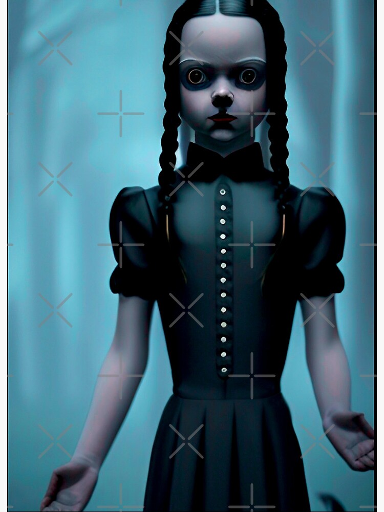 Une poupée Addams du mercredi de la famille d'Adams