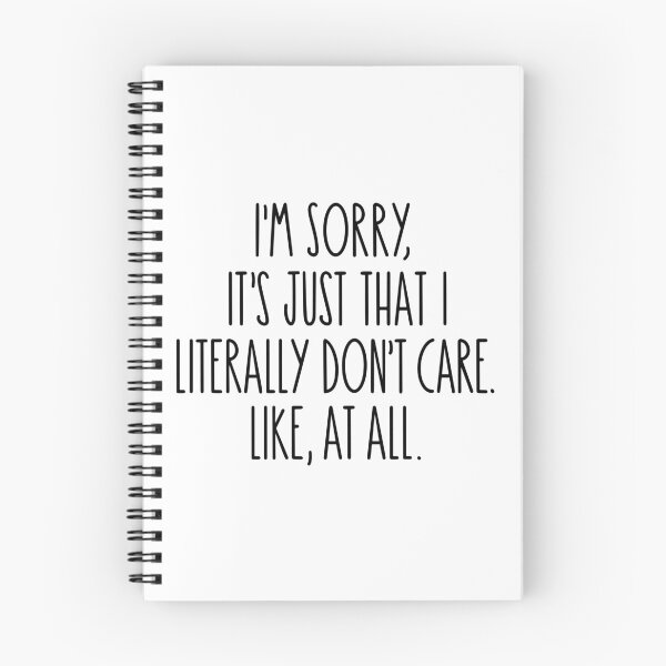 Item preview, Literally don’t care designed and sold by RuaBelle.