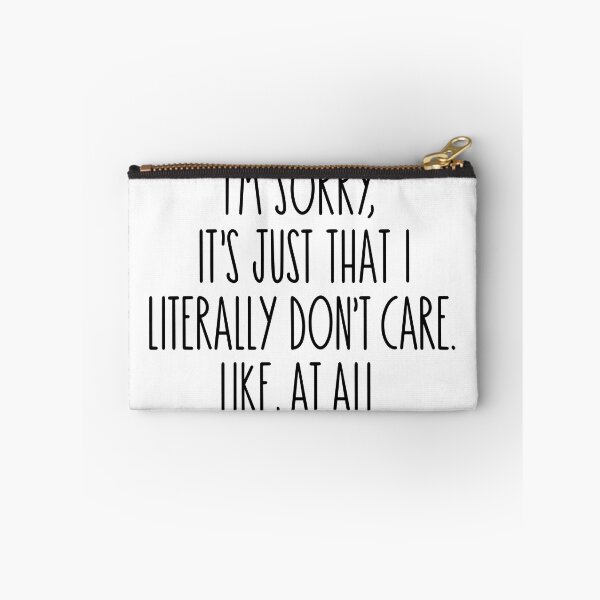 Item preview, Literally don’t care designed and sold by RuaBelle.