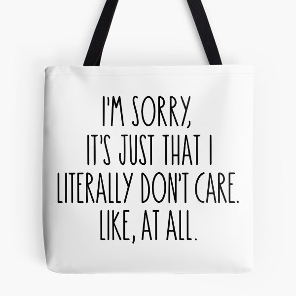 Item preview, Literally don’t care designed and sold by RuaBelle.