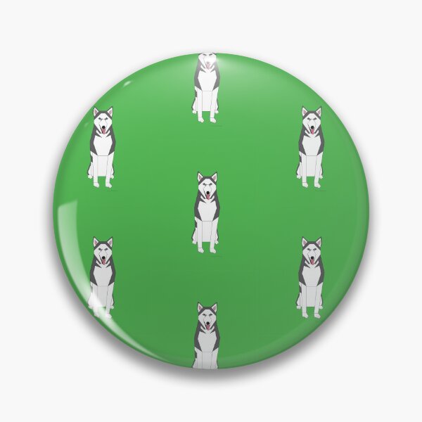 Item preview, Geometric Husky Pattern designed and sold by Caseymakesart.