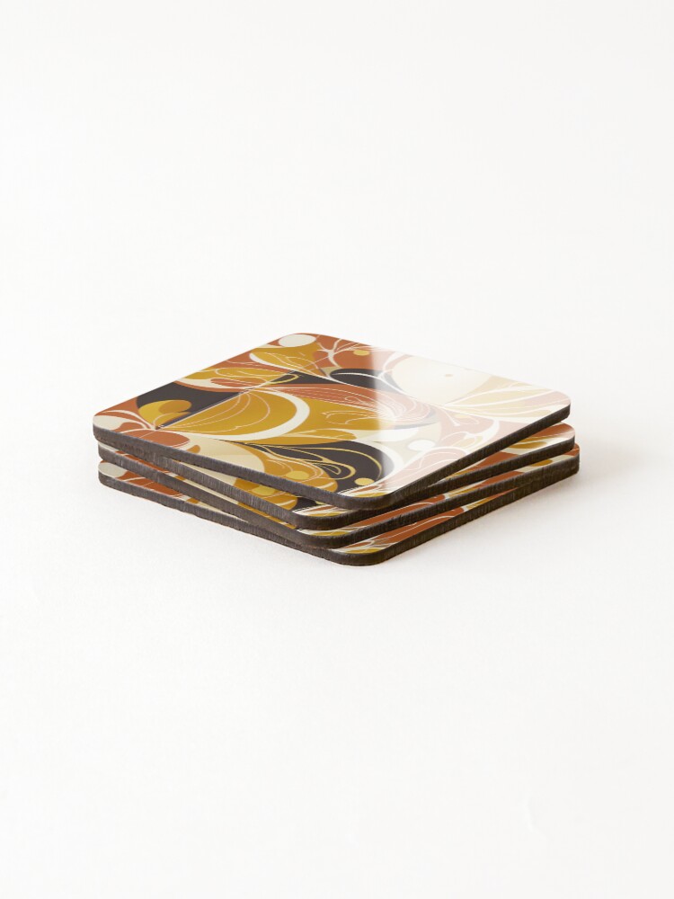 Thumbnail 4 of 5, Coasters (Set of 4), Color Combination Pattern designed and sold by BuraxisDesigns.