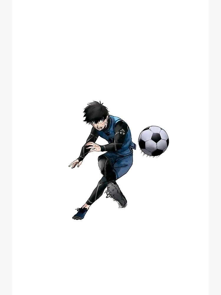 blue lock, soccer, anime boys, sweat, Anime screenshot, soccer ball, Isagi  Yoichi