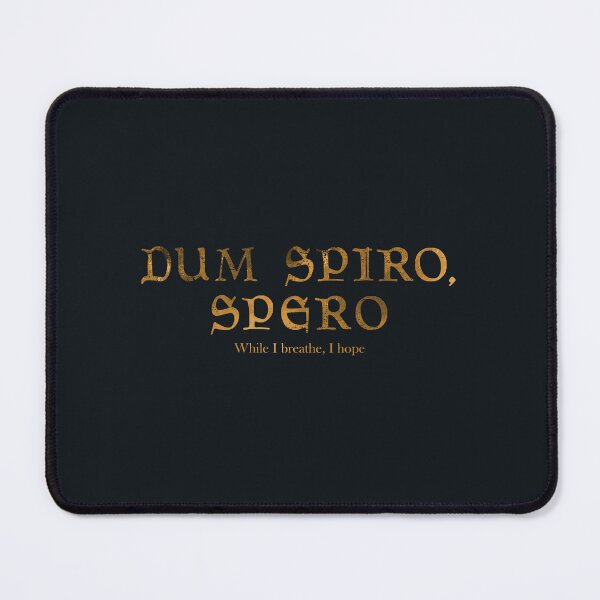 Item preview, Dum Spiro, Spero, While I Breathe, I Hope, Latin Motto designed and sold by Careful Disorder.