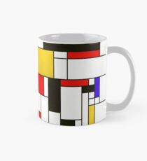 Mondrian Style Abstract Art Mug