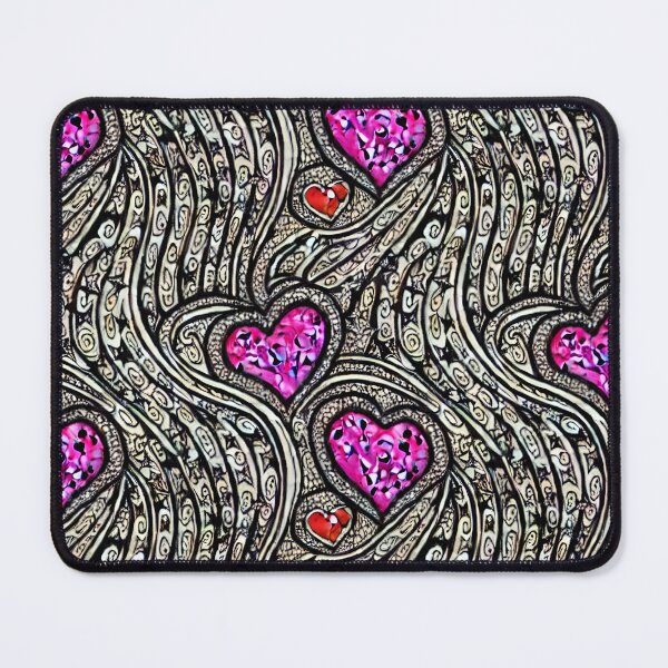 Item preview, Gothic Stars and Hearts Pattern Dark and Romantic Designs for Gothic Enthusiasts 6 designed and sold by Bits-X-Pieces.