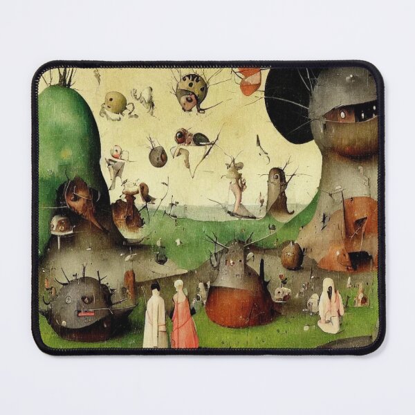 Item preview, Hieronymus Bosch Inspired Moon base designed and sold by NerdHot.