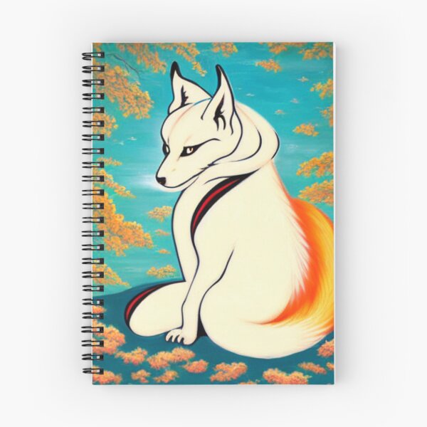 Item preview, Yokai Kitsune And Flowers designed and sold by cardia1991.