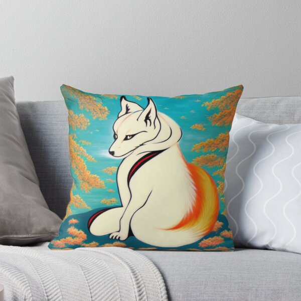 Item preview, Yokai Kitsune And Flowers designed and sold by cardia1991.