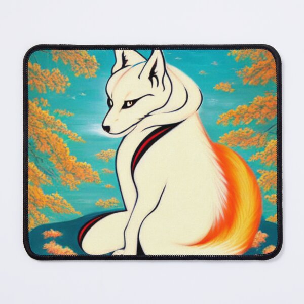Item preview, Yokai Kitsune And Flowers designed and sold by cardia1991.