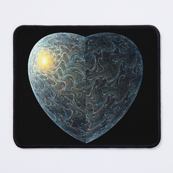 Item preview, A starry night - Fractal Heart - Fine Print designed and sold by jade-cooper-art.